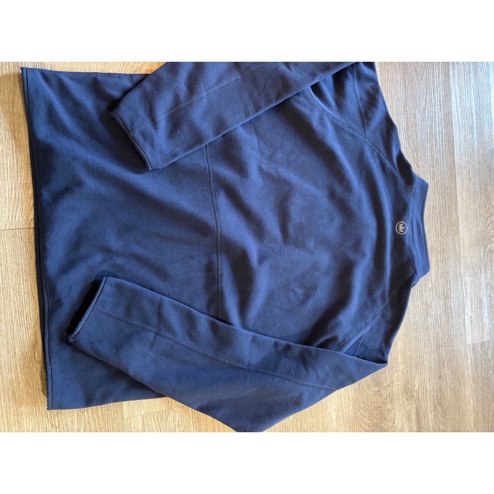 Peter Millar Mens Thermal Flow Microfleece Half Zip Pullover Navy Lg - Picture 7 of 7
